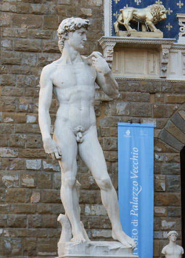 David - Die berühmte Statue von Michelangelo