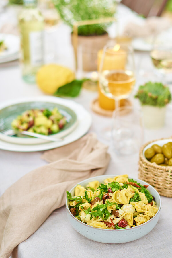 Salat mit Tortellini für jeden Anlass.