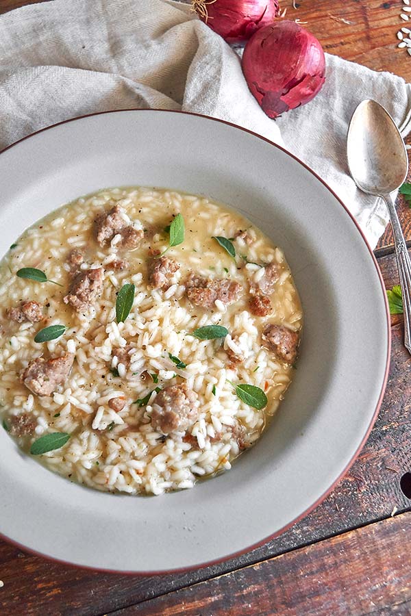 salsiccia risotto