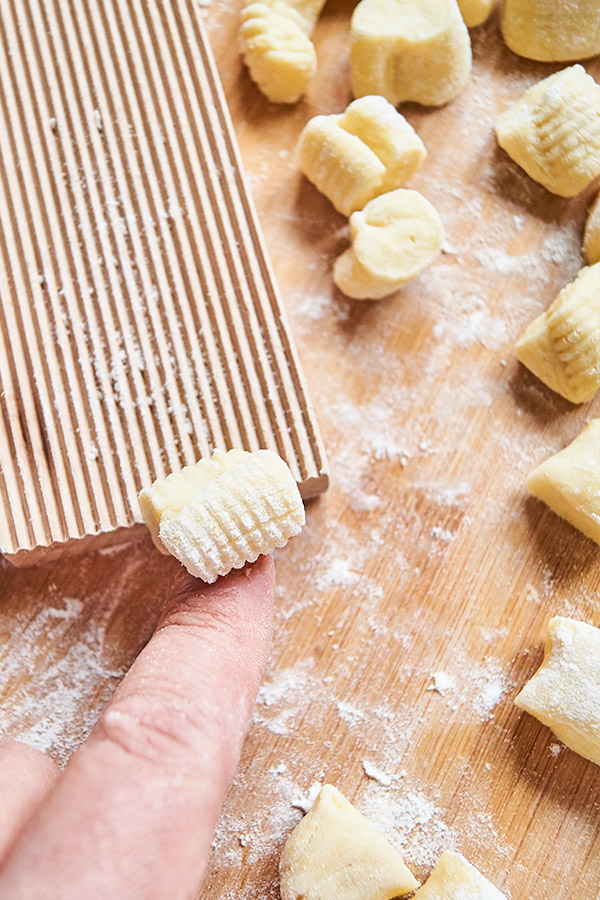 Gnocchi Rillen machen