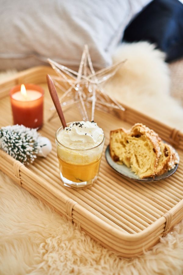 Bombardino avec un Panettone