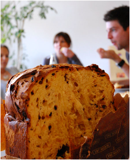 mymüsli panettone Der Panettone schmeckt.