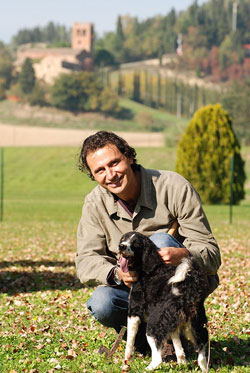 Riccardo Nacci mit Hund Riccardo Nacci mit Hund