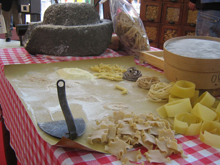 Pasta-Stilleben Pasta-Stilleben