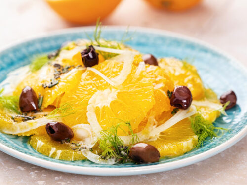 Sizilianischer Orangensalat - mit Fenchel - Gustinis Feinkost Blog