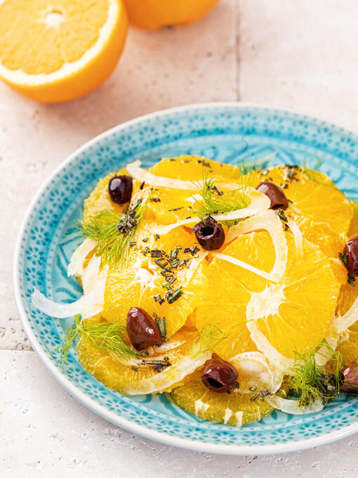 Sizilianischer Orangensalat – mit Fenchel