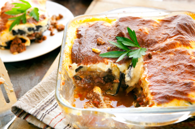 Lasagne mit Aubergine