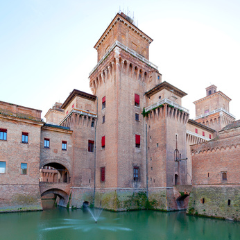 Seneswürdigkeiten in der Emilia-Romagna Castello Estense