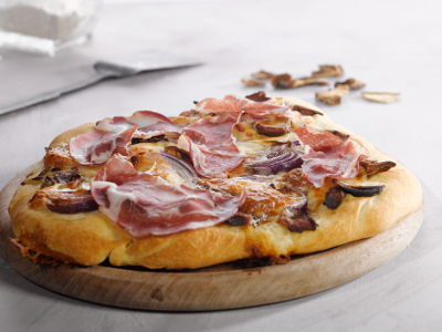 Herbst-Rezept: Pizza mit Coppa und Steinpilzen