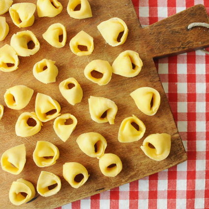 Tortellini selber machen - das Ergebnis