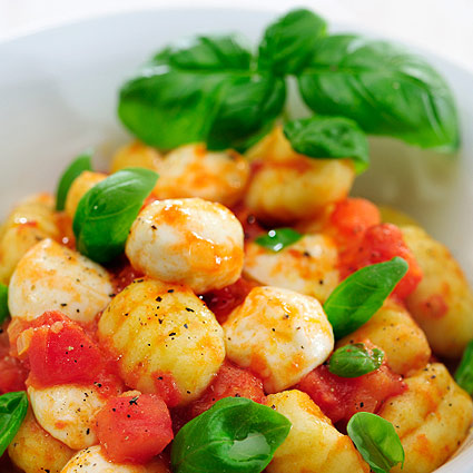 gnocchi tomaten basilikum