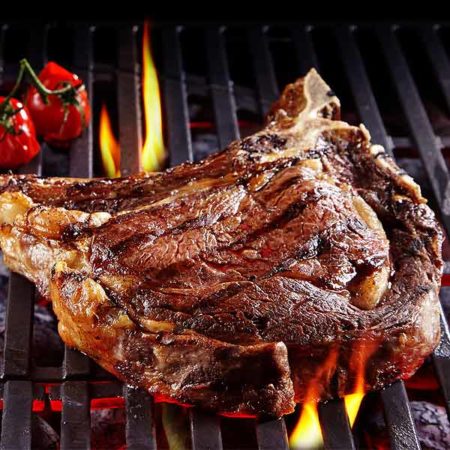 Dry-Aged-Fleisch-auf dem Grill