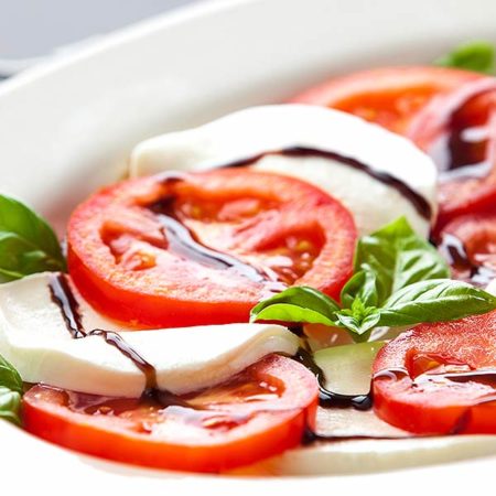 Caprese mit Balsamico Dressing
