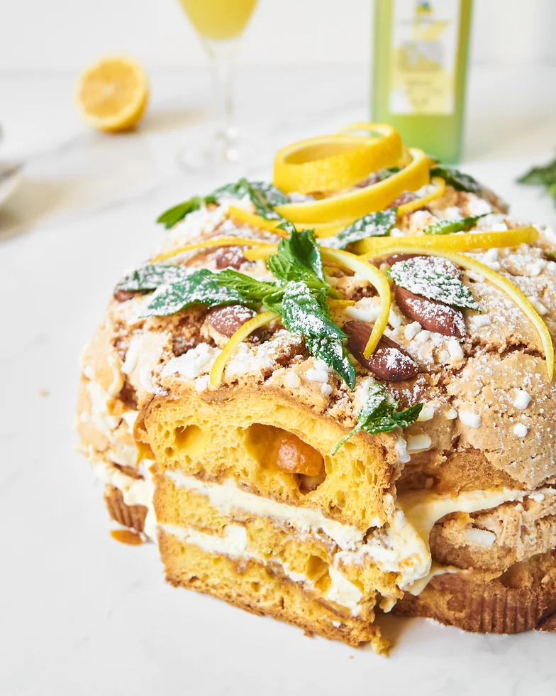 Zitronen-Tiramisu aus Colomba