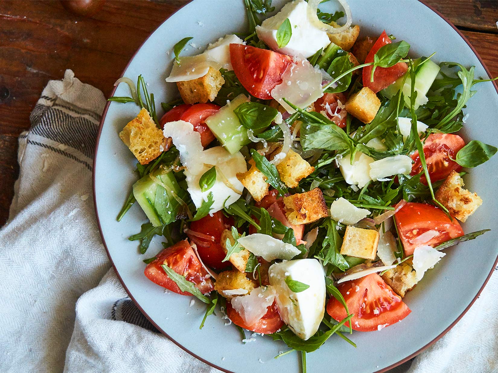 Panzanella – gerösteter Brotsalat