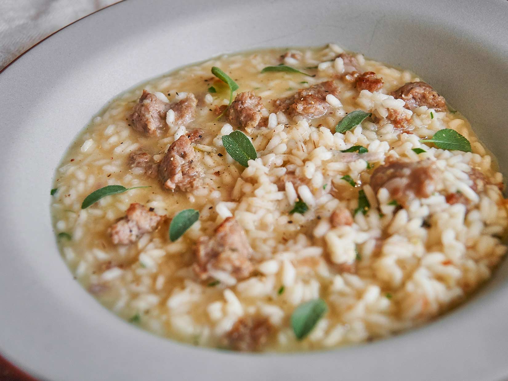 Salsiccia-Rezept für würziges Risotto