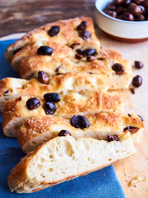 Oliven Focaccia – Italienisches Rezept