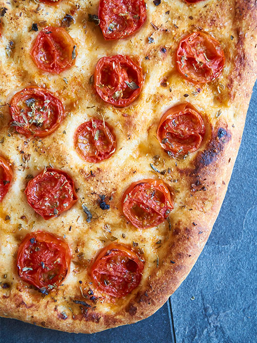 Focaccia mit Tomaten – italienisches Rezept
