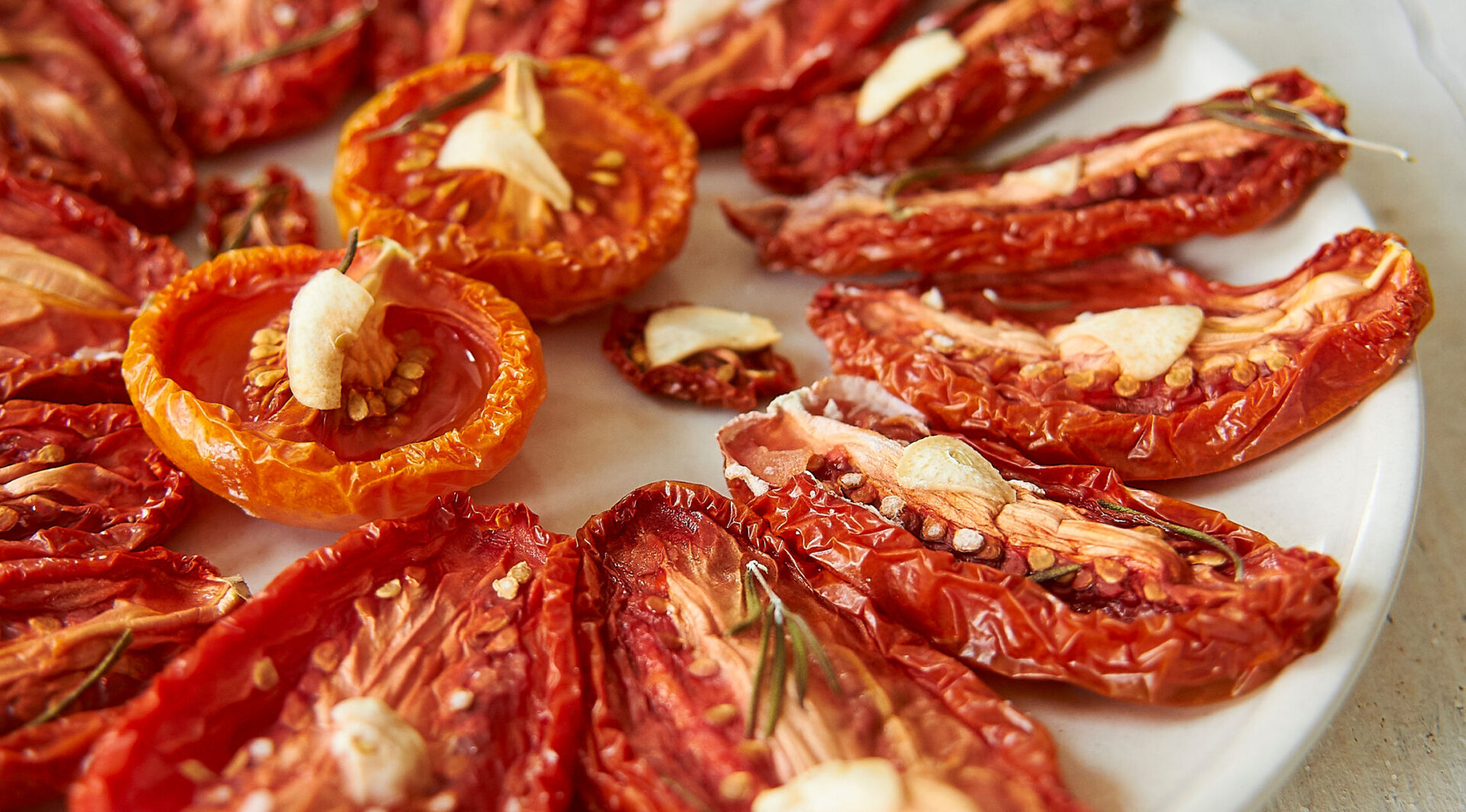 Wunderschne Tomaten Trocknen Backofen Bild