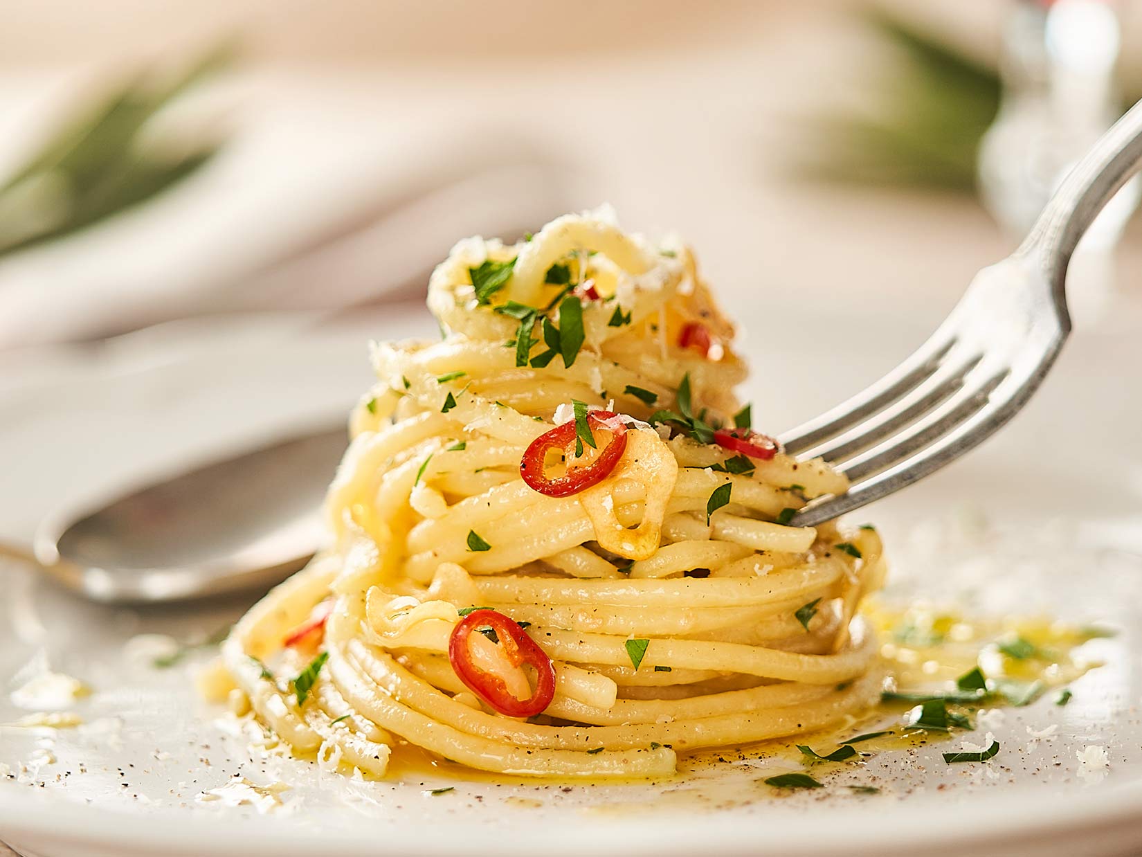 Spaghetti aglio e olio – italienisches Rezept