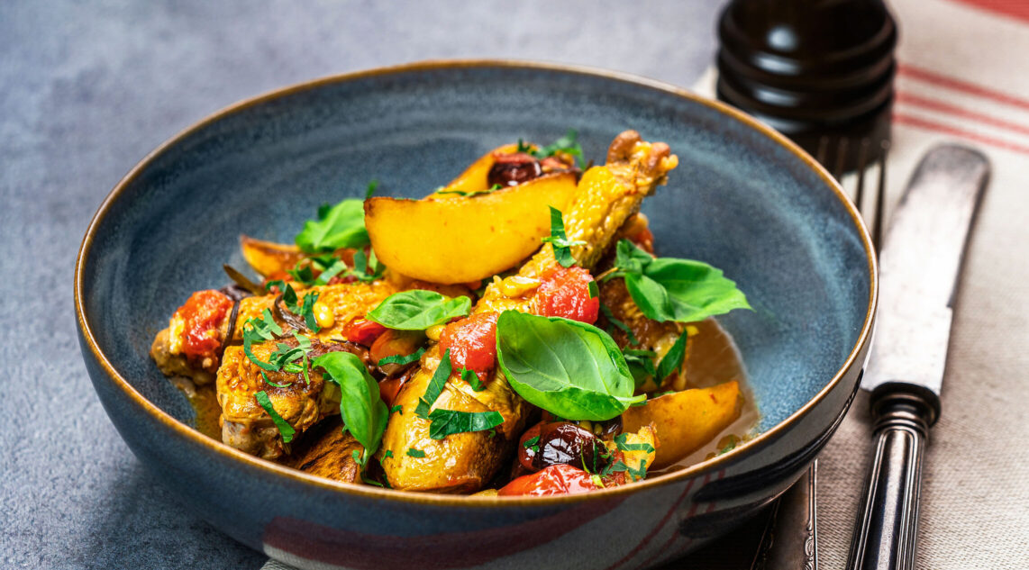 Pollo alla Ligure -Ligurisches Huhn