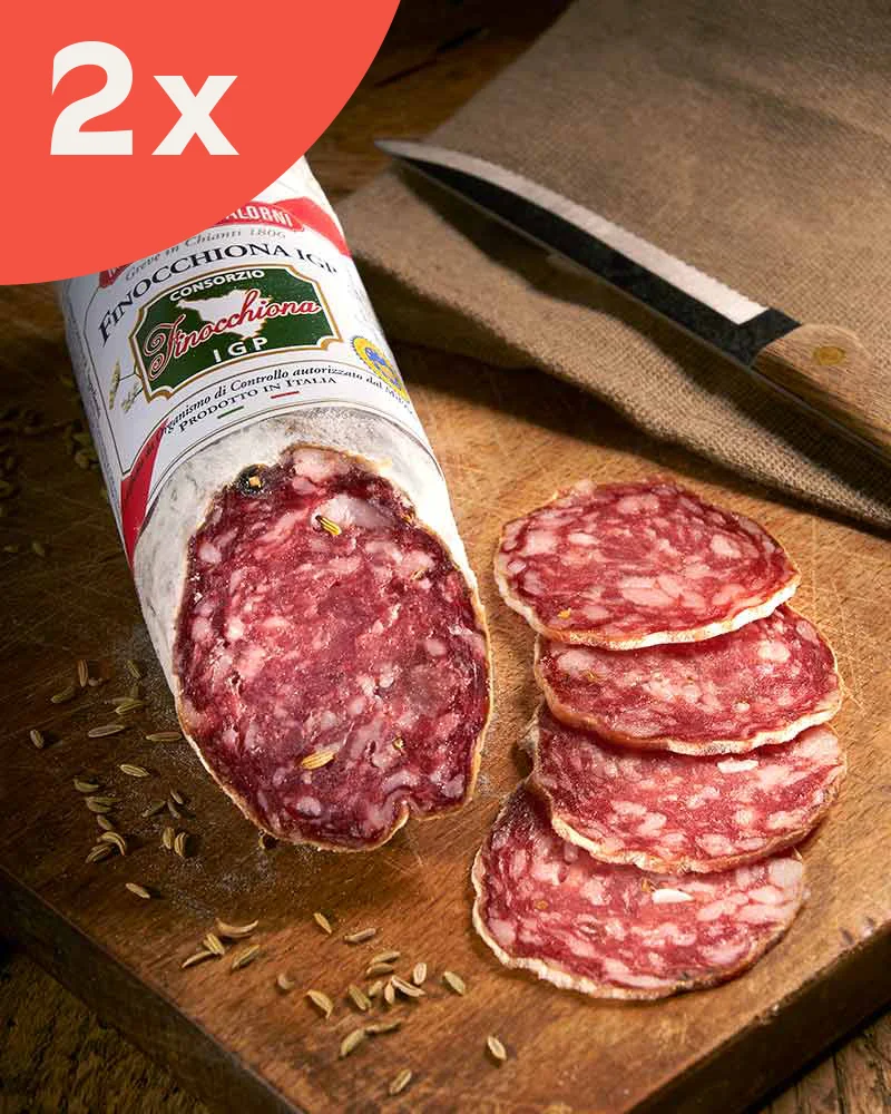 Toskanische Fenchelsalami - 2er Sparset