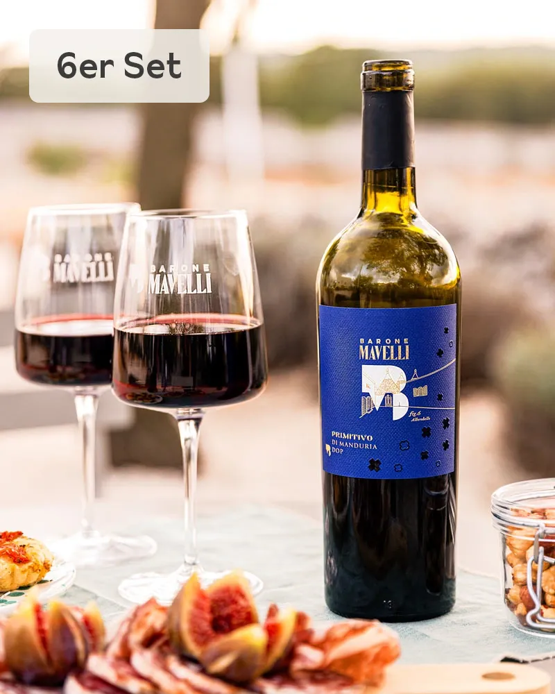 Primitivo di Manduria DOP – Sparset 6 x 0,75 l