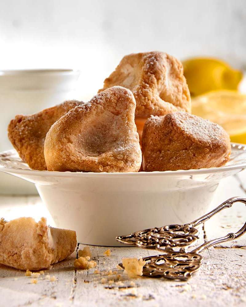 Amaretti - mit Zitrone Amaretti morbidi al limone