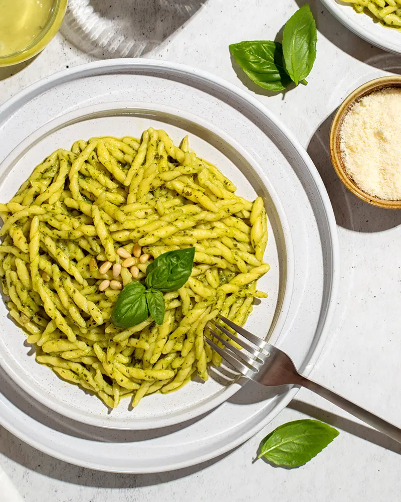 ligurische Trofie al Pesto