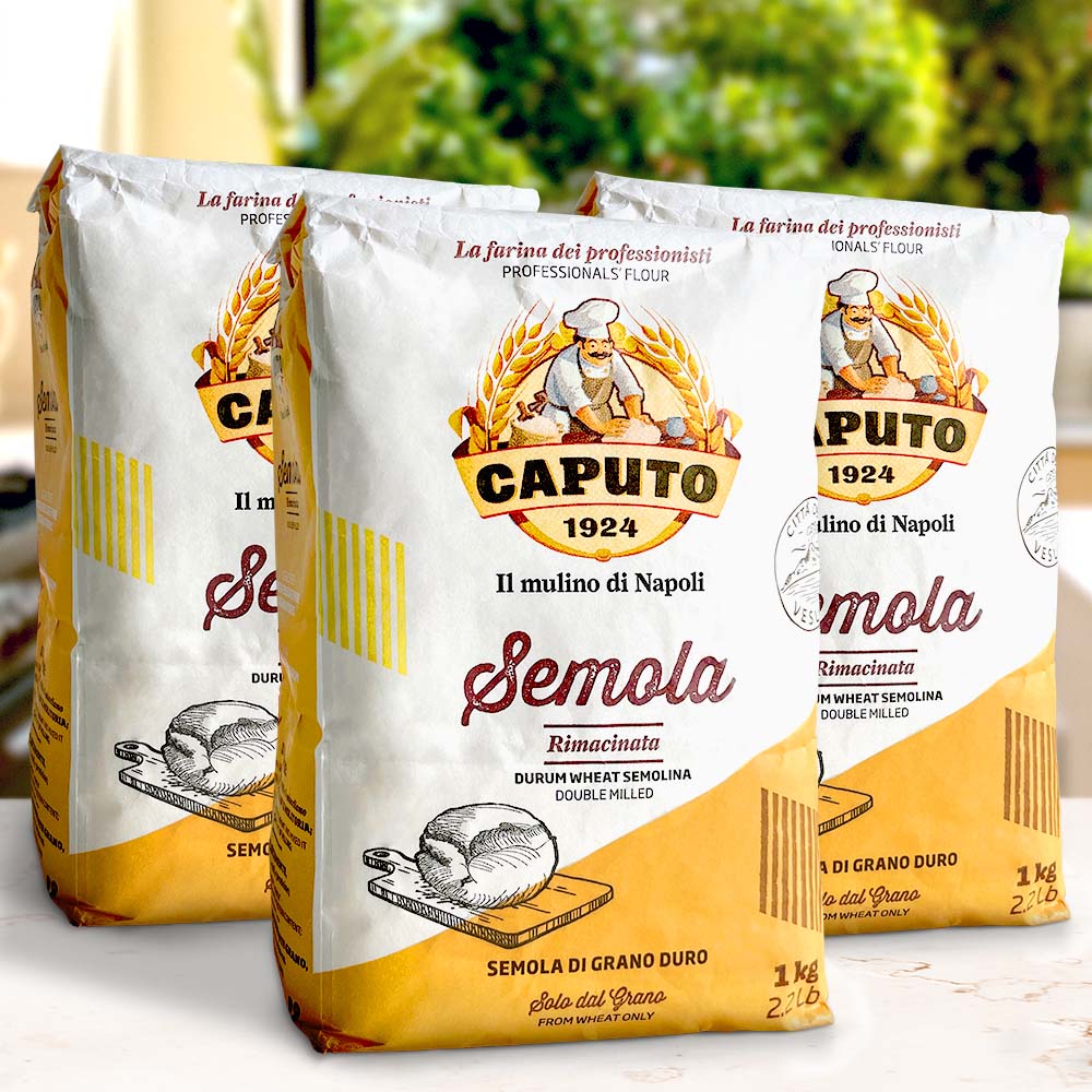 Caputo Hartweizengriess Semola Set 3x1 kg