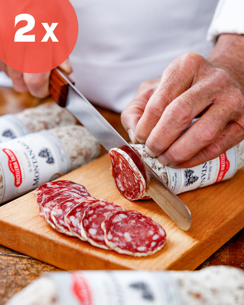 Falorni Salami vom Bergschwein-Schinken 2er Sparset