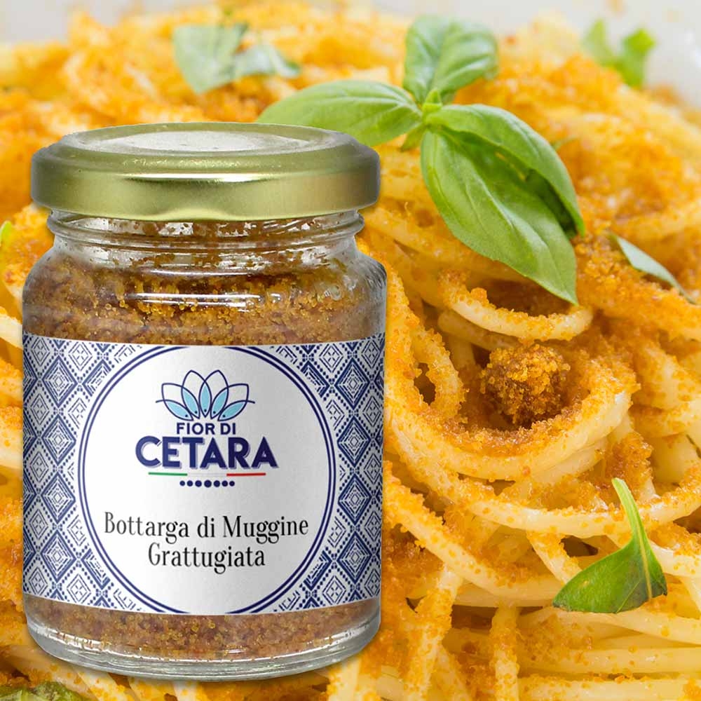 Bottarga di Muggine gerieben