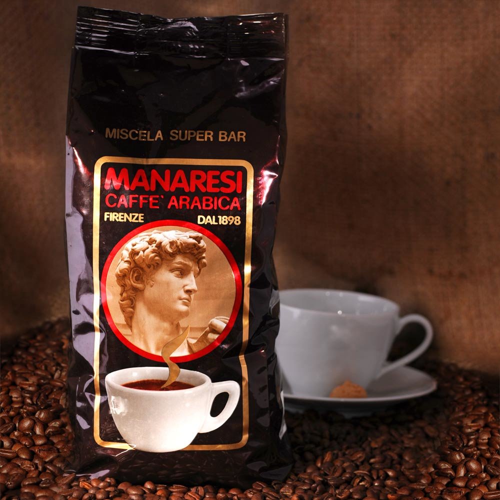 Manaresi Espresso Super Bar Brown, Bohnen
