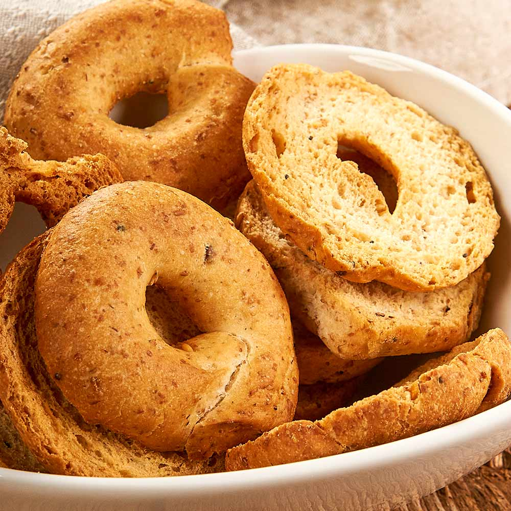 Crostini - Knusprige Brotkringel Crostini - Knusprige Brotkringel