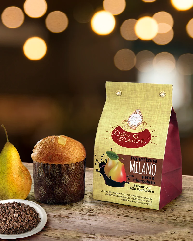 Mini-Panettone Schokolade Birne
