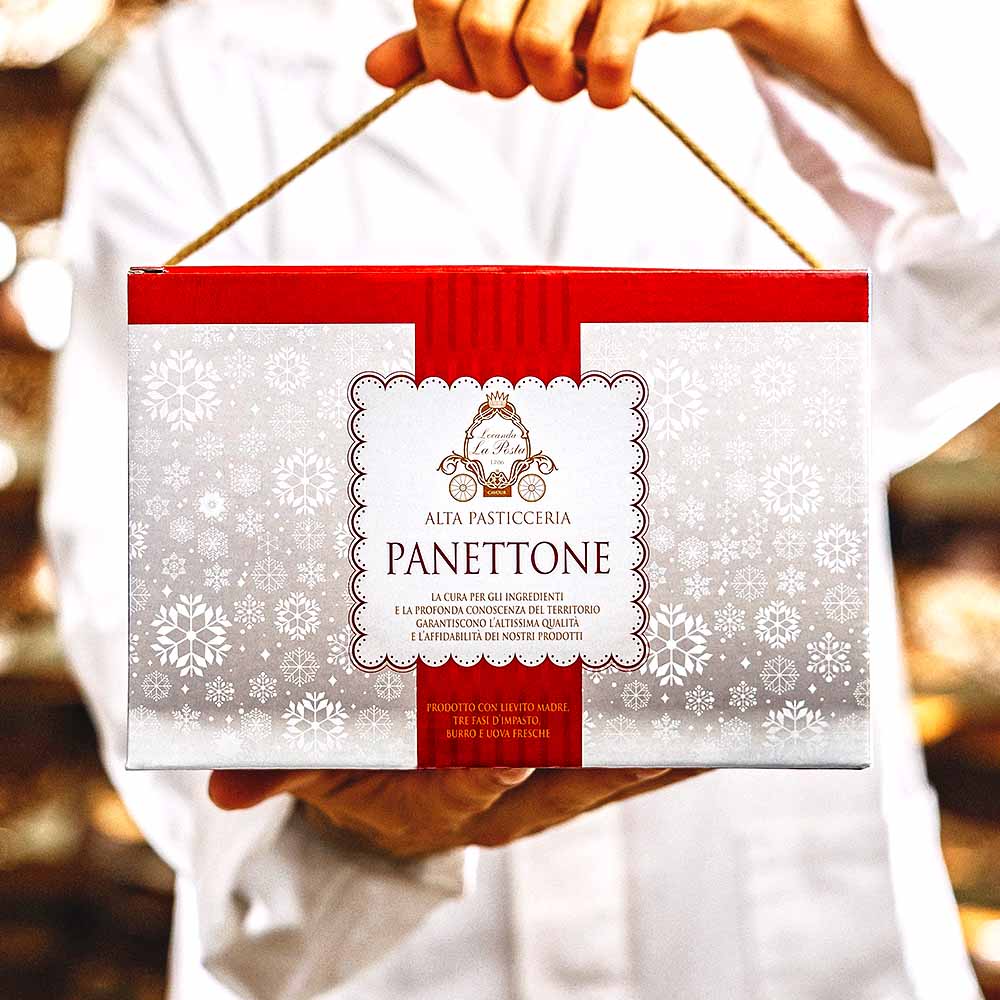 Panettone mit Schokolade - im Geschenkkarton