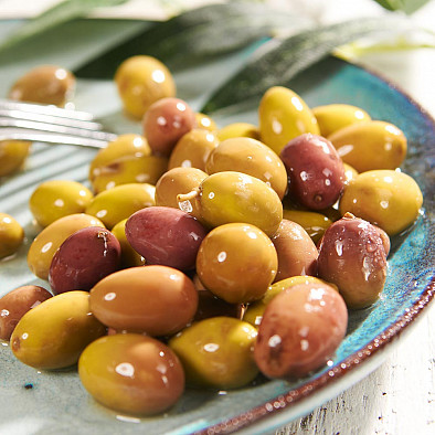 Taggiasca Oliven in Salzlake