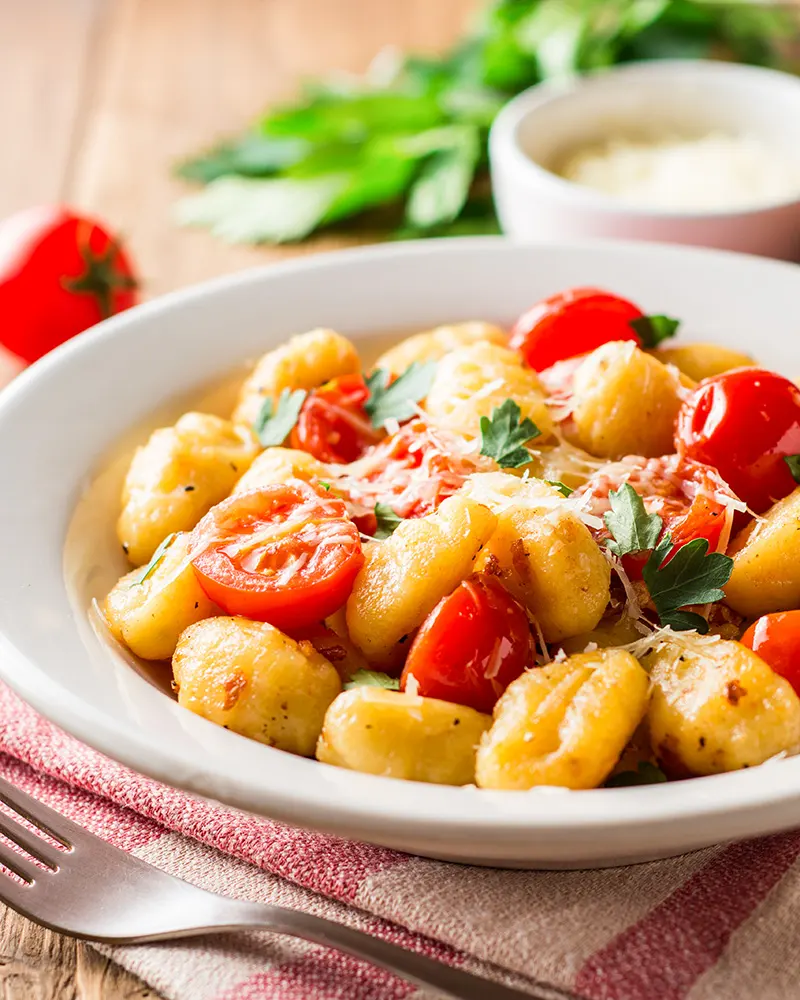 Gnocchi - italienische Kartoffelklößchen Gnocchi - italienische Kartoffelklößchen – ansprechend in Szene gesetzt