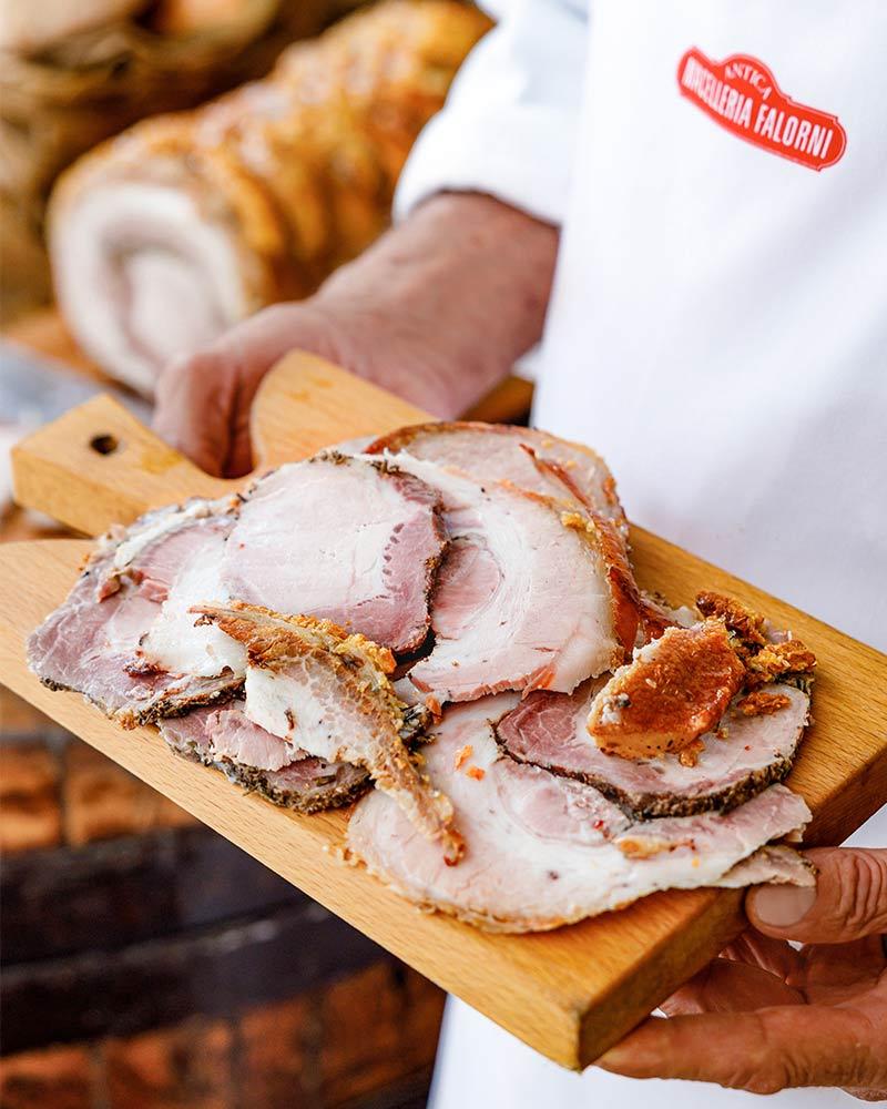 Porchetta - Aufschnitt Porchetta - Aufschnitt