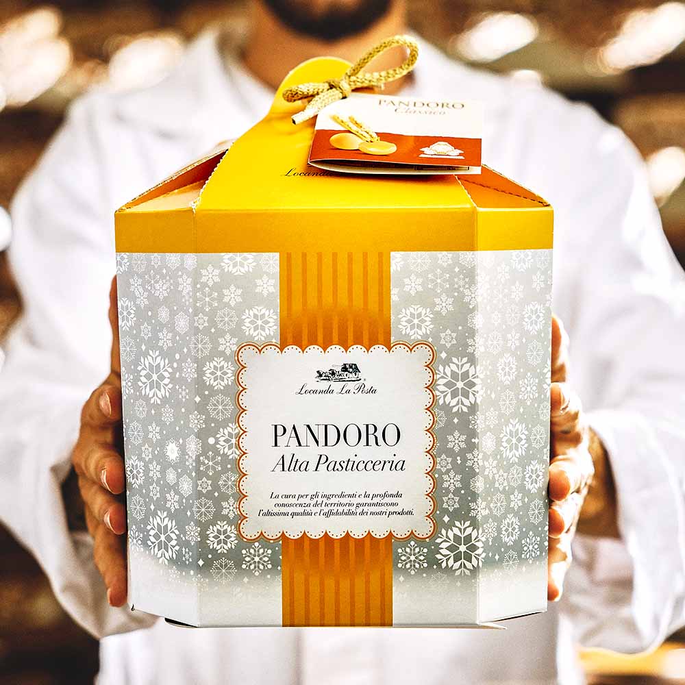 Klassischer Pandoro - im Geschenkkarton