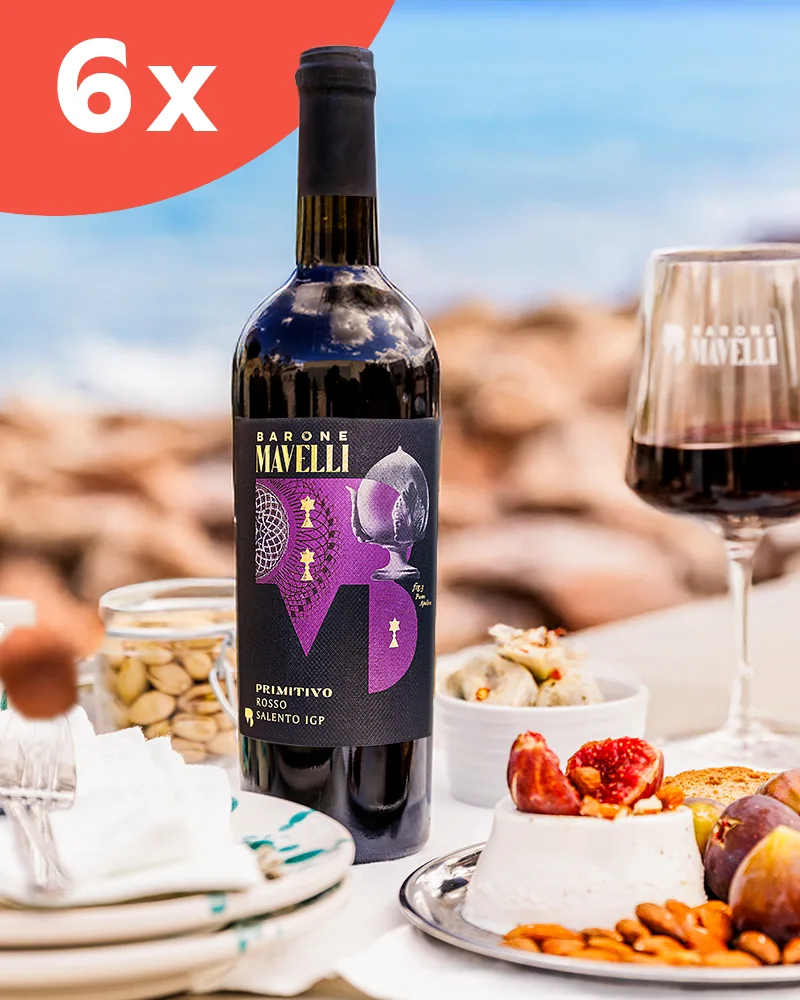 Primitivo Puglia IGP - Sparset  6 x 0,75 l 