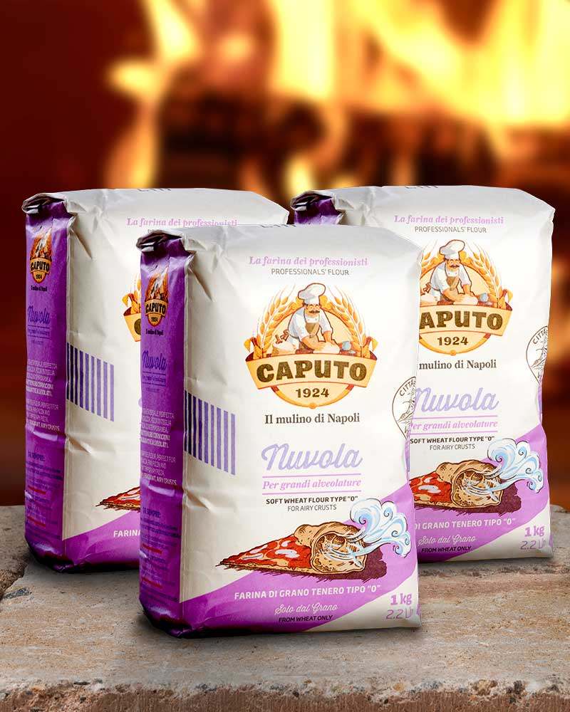 Pizzamehl Caputo Nuvola - Sparset 3 x 1kg Pizzamehl Caputo Nuvola - Sparset 3 x 1kg