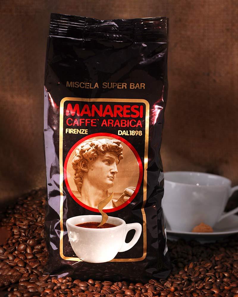 Manaresi Espresso Super Bar Brown, Bohnen