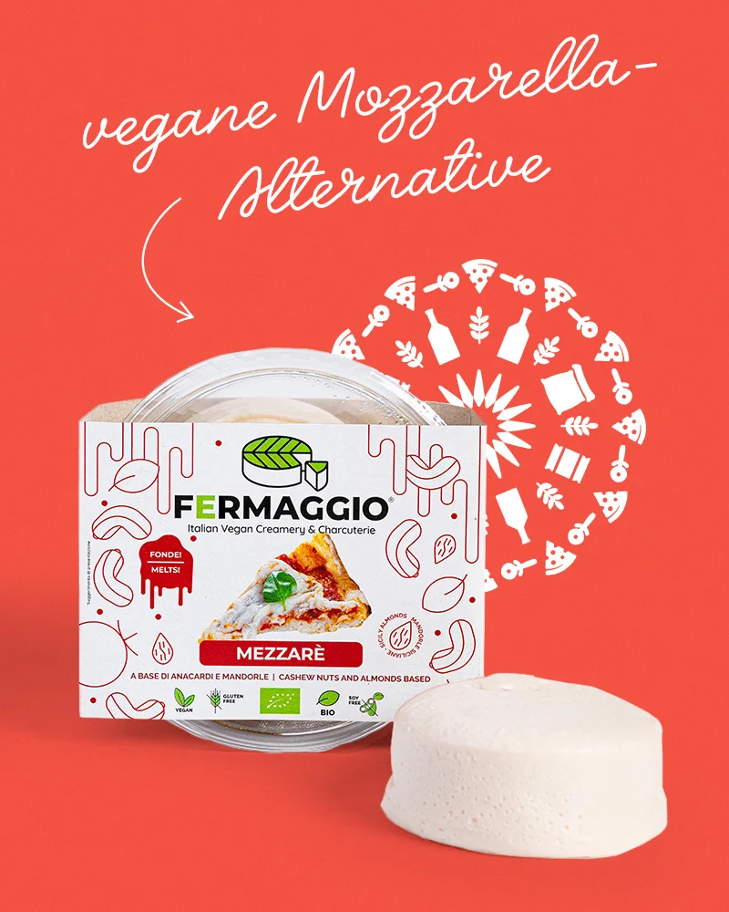 veganer Mozzarella-Alternative, Bioio