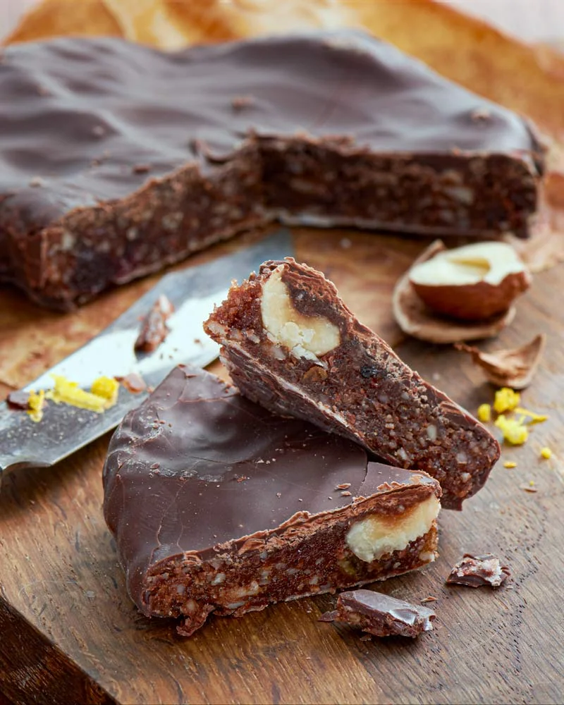 Panforte mit Schokolade 