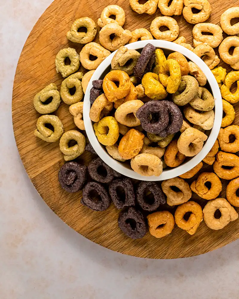 Kleine Taralli  - Mischung – mit passenden Accessoires arrangiert