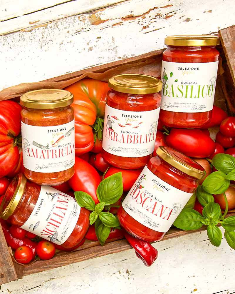 5x Original italienisches Sugo im Probierpaket 5x Original italienisches Sugo im Probierpaket