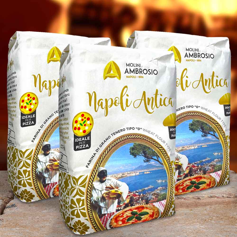 Pizzamehl Napoli Antica - Sparset 3 x 1 kg