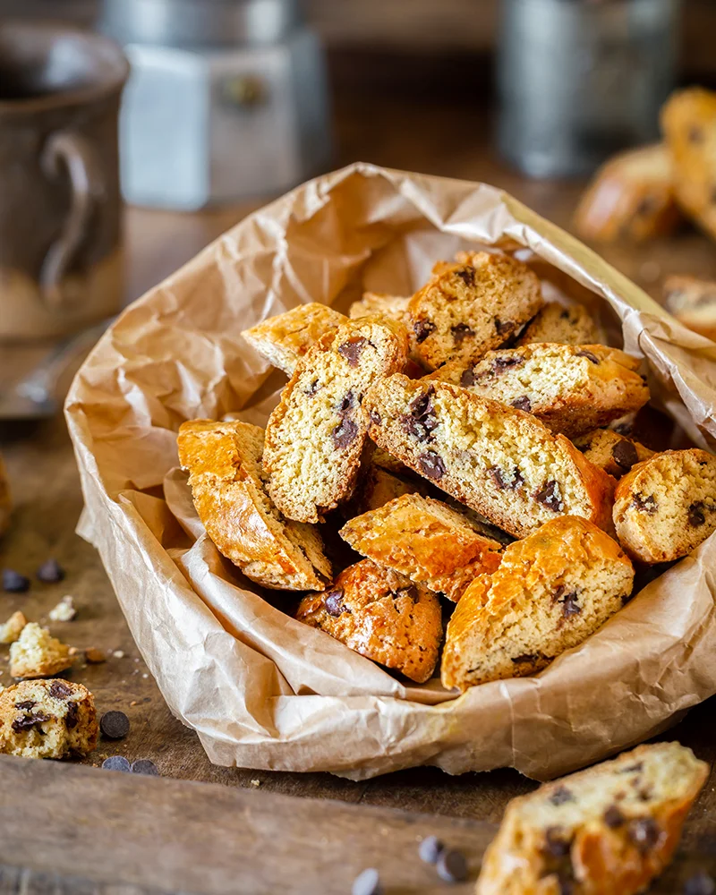 Cantucci - mit Schokolade