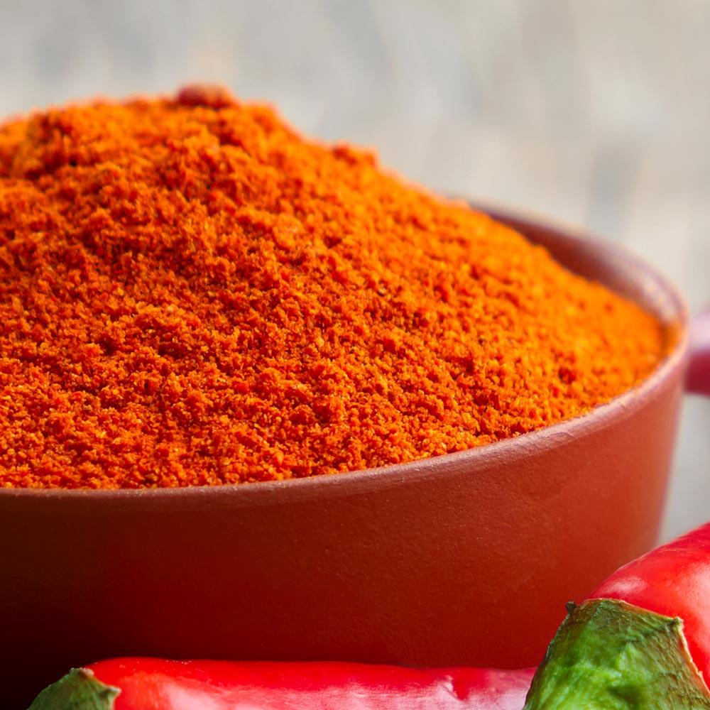 Chili-Pulver aus Kalabrien